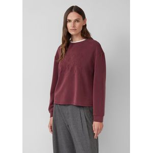 Sweatshirt - Zacht Scuba - Casual Relaxte Pasvorm - Elegante Voorkant in Reliëf