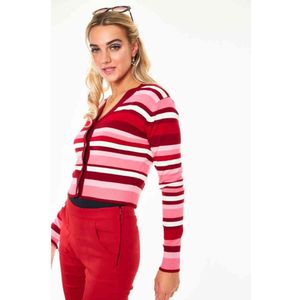 Voodoo Vixen - Day stripe Cardigan - L - Multicolours