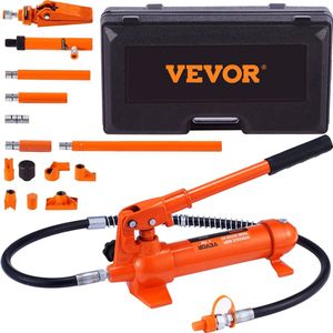 VEVOR 4T Hydraulische Auto Jack Luchtpomp ,Hoofdmateriaal QT450 , TPU-afdichting en Elektrostatische Poedercoating , Automatische Overbelastingssysteem , voor Spuiterijen en Autoreparatiewerkplaatsen