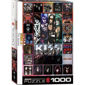 Eurographics puzzel KISS The Albums - 1000 stukjes