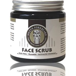 Sweyn Forkbeard - Face Scrub - Vegan- Aloe Vera - Bamboo - Activated Charcoal