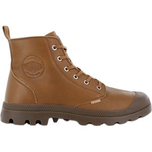 Palladium Pampa Zip Leather Dear Brown Wandelschoenen Heren