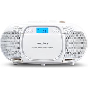 Boombox Geluidsysteem met CD Speler, MP3, Cassette, FM Radio en AUX-aansluiting