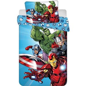 Marvel Avengers peuterdekbedovertrek 100 x 135 cm 40 x 60 cm