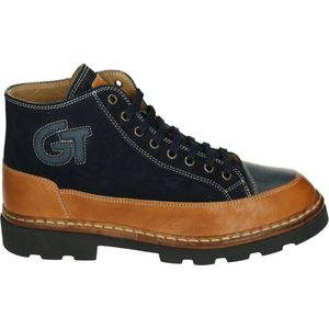 Galizio Torresi 620038 - Heren sneakersHeren veterschoenVrije tijd half-hoog - Kleur: Blauw - Maat: 43