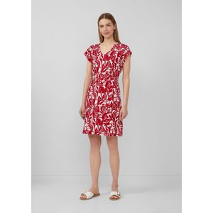 Jerseyjurk - All-Over Print - Relaxte Pasvorm - V-Hals