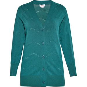 usha - FESTIVAL - Gebreid Vest - Groen