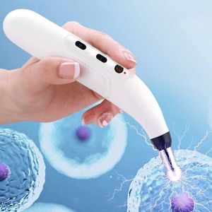 CHIWIN Acupunctuur Massagepen met 5 Opzetstukken - 9 Standen Elektrische Acupunctuurpen met LED Display - Pulsmassage voor Nek, Armen en Onderrug - Zonder Naalden - Draadloze Meridianen Stimulator