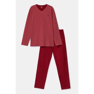 Woody pyjama heren - rood gestreept - 252-10-MVL-Z/936 - maat S