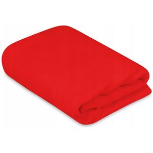 Rood Frotté Hoeslaken met Elastiek 40x90 cm