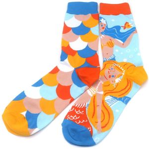 Sokken - Zeemeermin - Katoen - Uniseks - Schoenmaat 38-45