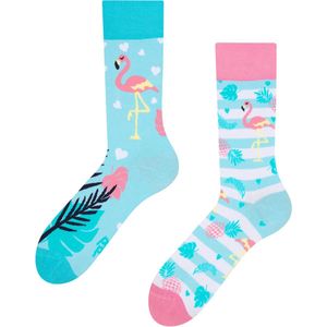 Mismatch Sokken Love Flamingos 43-46