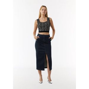 comma spijkerrok lang, 59z9, 34