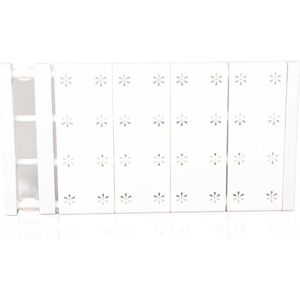 Spanning Plank Uitbreidbaar Opbergrek Verstelbare Diy Verdelers Scheiders Voor Kast Garderobe(48-80cm)