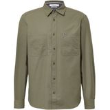 Shirt - Katoenen Overhemd - Met Structuur - Klassieke Kent-kraag