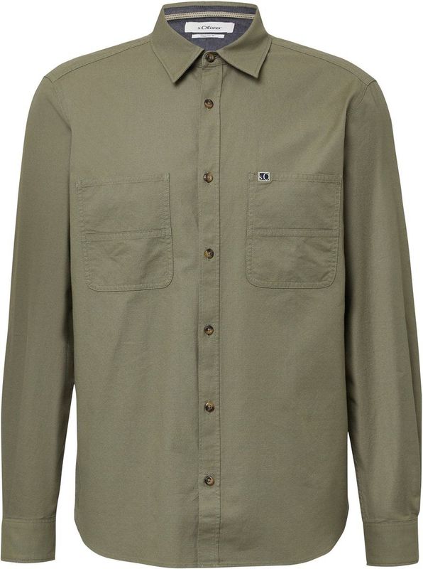 Shirt - Katoenen Overhemd - Met Structuur - Klassieke Kent-kraag