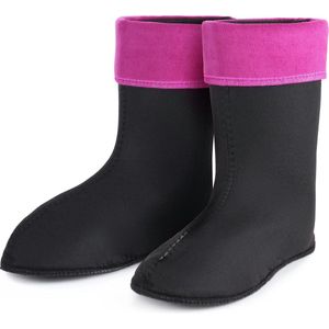 Ladeheid Sokken voor Regenlaarzen - Volwassenen - Fleecesokken - LA-LMG-Socks-Jessy - Roze - 36