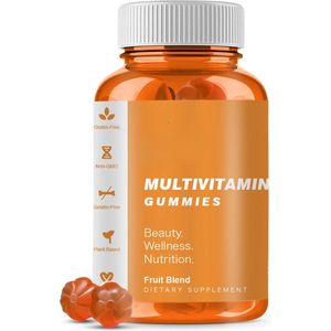 MultiVitamine 2x60 Gummies met Fruitsmaak - Voordeelverpakking - voor Dagelijkse Energie en Weerstand