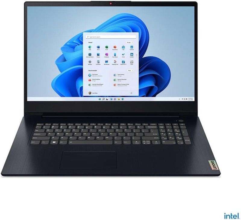 Lenovo - IdeaPad 3 17IAU7 - Laptop - Zwart - 17,3 Inch - Intel Core i5