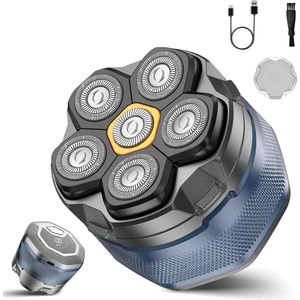 DailySupplies® Skull Shaver - Scheerapparaat Mannen - Bodygroomer - Trimmer - Blauw