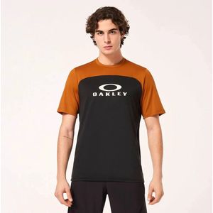 Oakley Apparel Free Ride Rc Korte Mouw Enduro Trui Oranje S Man