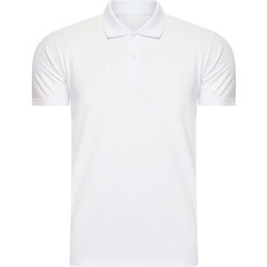 Heren Polo Izaak Pique wit XL