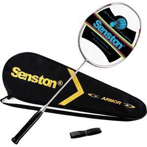 Graphit badmintonracket, carbon, badmintonracket, S330, veel talent, perfecte badmintonracket, met opbergtas