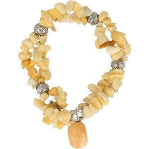 Ruben Robijn Fashion armband, nr. 11 Honing Jade