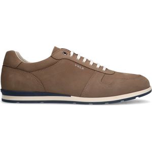 Van Lier - Heren - Taupe Nubuck sneakers - Maat 42