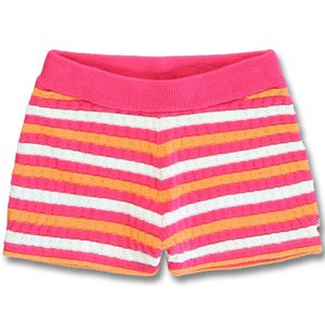 Lemon Beret short meisjes - fuchsia - streep - 155010 - maat 140