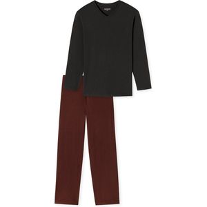 Schiesser Pyjama lange - Comfort Essentials Heren Pyjamaset - Maat 2XL