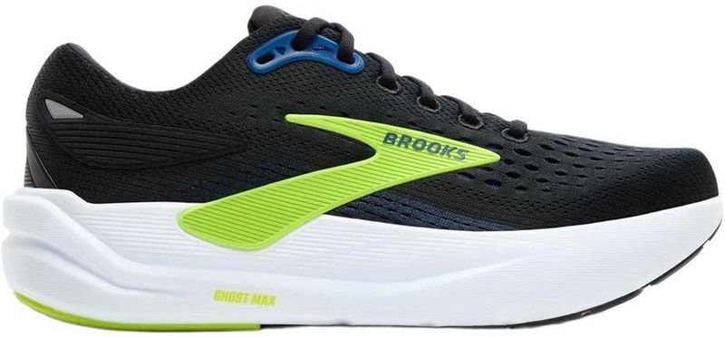 BROOKS Ghost Max 3 Herensneakers, 40 EU, Zwart Navy Acid Lime, 40 EU