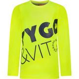 TYGO & vito jongens shirt Neon Bodyprint Safety Yellow