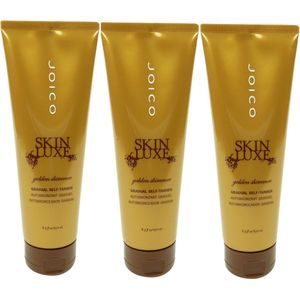 Joico SKIN LUXE Golden Shimmer Self Tanner - 3 x 250 ml