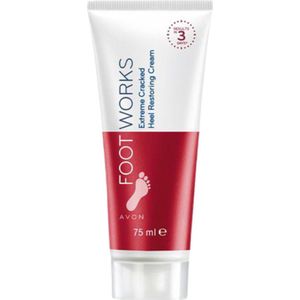 Voetverzorging - Foot Works extreme cracked heels - 75ml - Voetencreme - Extreem gebarsten hielen - Voor gezonde voeten - Persoonlijke verzorging