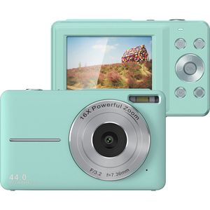 NAXSIR Compacte digitale camera voor beginners - Draagbare kindercamera met autofocus