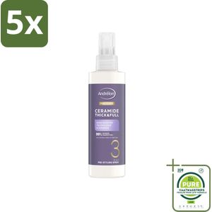 5 x Andrélon – Leave-In Spray – Pro Care Ceramide Thick & Full – 200 ml - Grootverpakking - Haarkleur - Haartype - Haarspanning - Haarspanning - Haartype