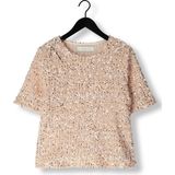 NUKUS Octavia Top Paillet Tops & T-shirts Dames - Shirt - Roze - Maat S