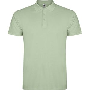 2 Pack Mist Groen heren unisex Polo korte mouwen Star 200 grm merk Roly maat XXL