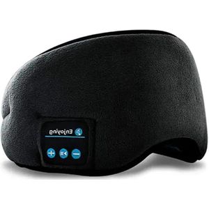 OhhGo Slaapmasker bluetooth - Comfortabel Draadloos Slaapmasker - Ideaal voor Zijslapers - Thuis, Kantoor, Vliegreizen - Slaaphoofdtelefoon - 3D Blackout Oogmasker - Ultra Zacht