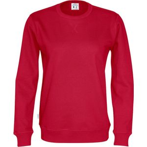 Cottover SWEATER CREW NECK UNISEX - GOTS GECERTIFICEERD 141003 - Rood - 4XL