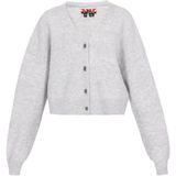 myMo - ROCKS - Gebreid Vest - Lichtgrijs