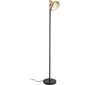 Staande lamp Namsos vloerlamp 156 cm E27 zwart en goudkleurig