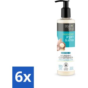 Organic Shop - Conditioner Argan & Amla - Hydraterend en Verzorgend - 280 ml - Voordeelverpakking - 6 stuks