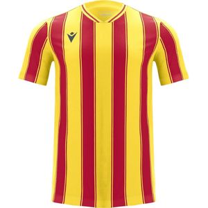 Macron Sceptrum Shirt Korte Mouw Heren - Geel / Rood | Maat: 3XL