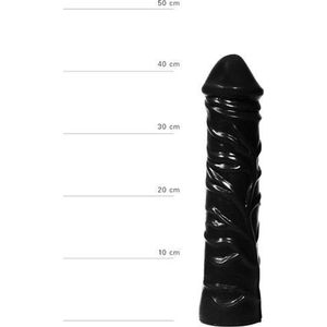 All Black - Realistische XXL Dildo - 33 cm - Dildo - Vibrator - Penis - Penispomp - Extender - Buttplug - Sexy - Tril ei - Erotische - Man - Vrouw - Penis - Heren - Dames