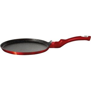 Berlinger Haus - Burgundy - Pannenkoekenpan - 25 Cm - Crepemaker - Aluminium Rood