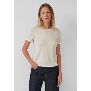 Gebreide Pullover - Korte Mouwen - Viscosemix