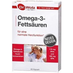 Dr. Wolz Omega 3 | Voor concentratie en hersenfunctie | met DHA en EPA