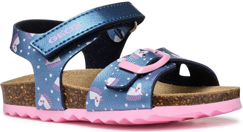 Geox - Chalki - Sandalen - Roze - Leer - Ademend Ontwerp